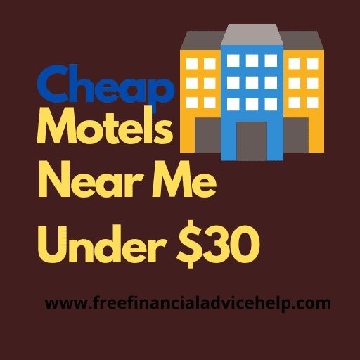 Cheap Motels Near Me Under $30