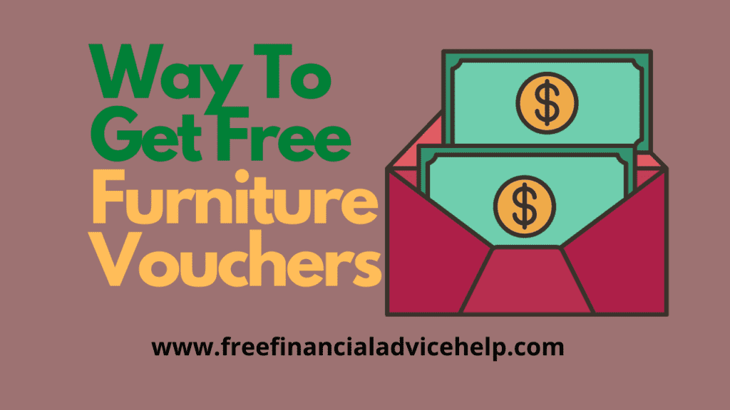 Get Free Furniture Grants / Vouchers For Low-Income Families