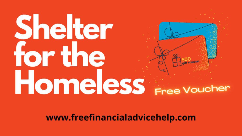 Shelter for the Homeless Free Vouchers
