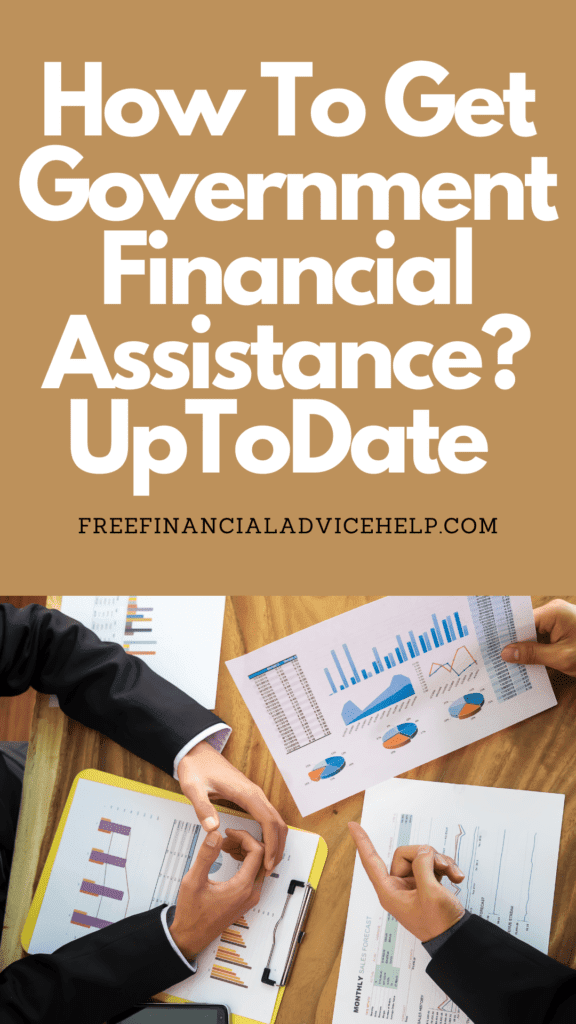 How To Get Government Financial Assistance