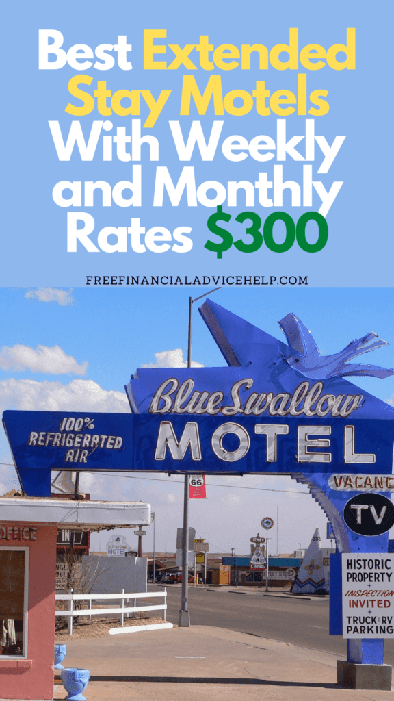 Best Extended Stay Motels With Weekly and Monthly Rates $300