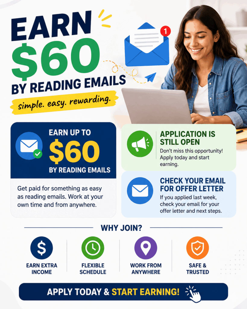 Earn Up to $60