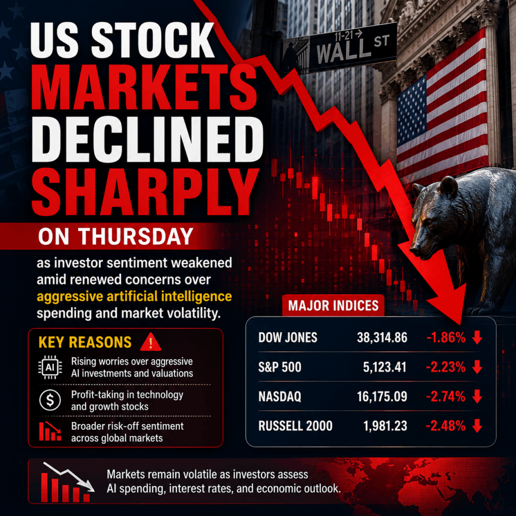 US Stock Markets Declined