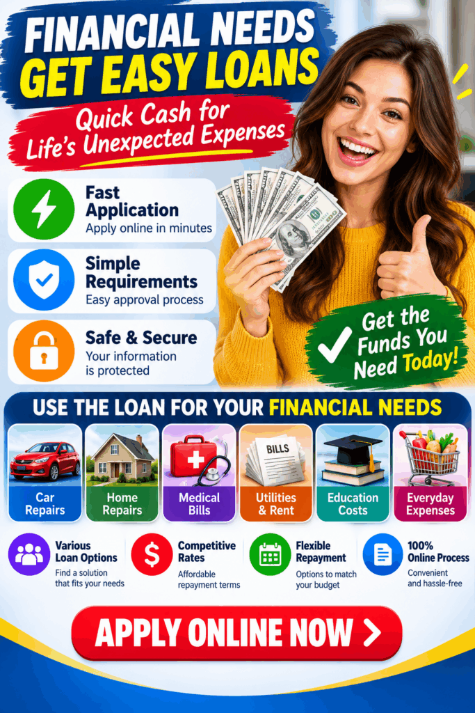 Financial Needs Get Easy Loans